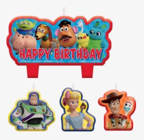 Toy Story Birthday Party Candle Set - Toy Story 4 Birthday, HD Png Download, Transparent PNG