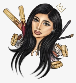 Transparent Kylie Jenner Png - Kylie Jenner Dibujo, Png Download, Transparent PNG
