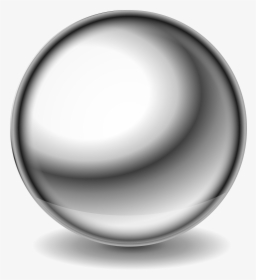 Shiny Steel Ball - Silver Ball Transparent Background, HD Png Download, Transparent PNG