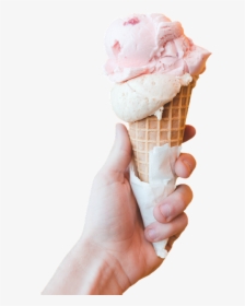 Ice Cream In Hand, HD Png Download, Transparent PNG
