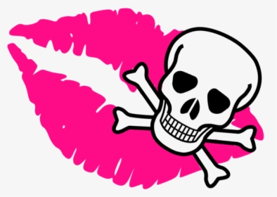 49 Girl Skull Clipart - Skull And Crossbones, HD Png Download, Transparent PNG