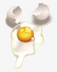 Egg, Broken, Yolk, Raw, Cracked, Uncooked, Shell, HD Png Download, Transparent PNG