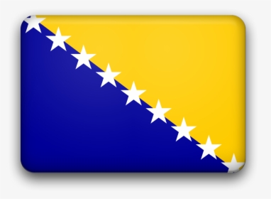 Bosnia And Herzegovina Flag, HD Png Download, Transparent PNG
