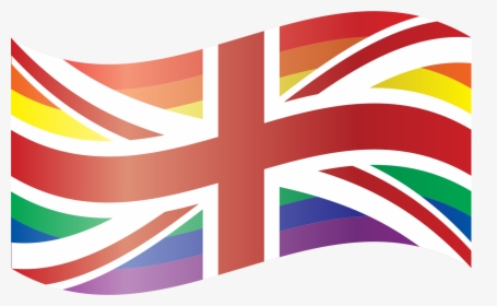 Waving Rainbow Union Flag Clip Arts, HD Png Download, Transparent PNG
