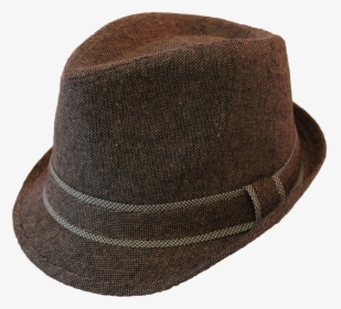 Fedora Hat In Brown Tweed, HD Png Download, Transparent PNG