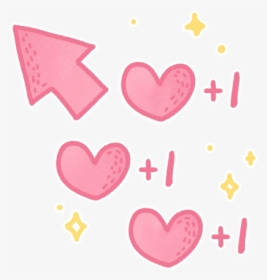 #pink #kawaii #cute #arrows #sparkles #sparkle #hearts, HD Png Download, Transparent PNG