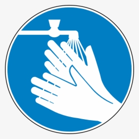 Wash Hands, Clean, Blue, Sign, Symbol, Icon, HD Png Download, Transparent PNG