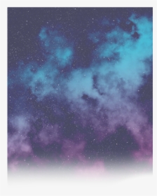 Sticker Galaxy Dark Galaxia Blue Purple Stars Night, HD Png Download, Transparent PNG