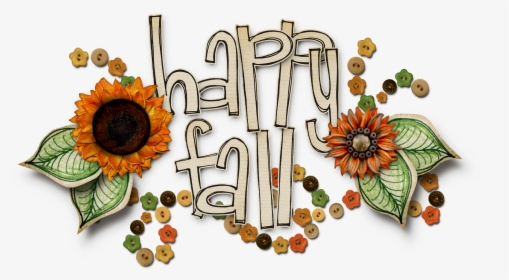 Autumn Clipart Autumn Word, HD Png Download, Transparent PNG