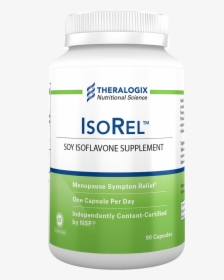 Isorel Whole Soybean Extract Supplement Contains Soy, HD Png Download, Transparent PNG