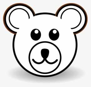 Teddy Bear Head Outline, HD Png Download, Transparent PNG