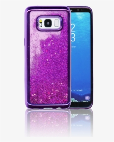 Samsung Galaxy S8 Mm Electroplated Water Glitter Case, HD Png Download, Transparent PNG