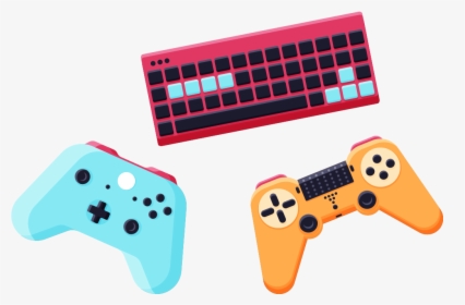 Transparent Game Controller Clip Art - Playing Video Games Logo, HD Png Download, Transparent PNG