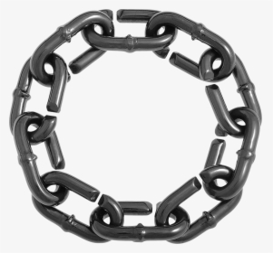 Chain Link Circle Clipart - Chains In A Circle, HD Png Download, Transparent PNG