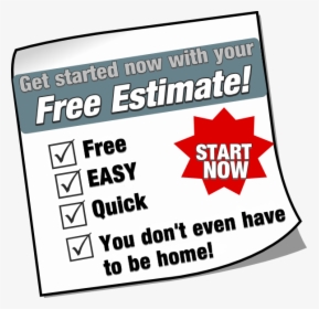 Get A Free Estimate - Contact Us For A Free Estimate, HD Png Download, Transparent PNG