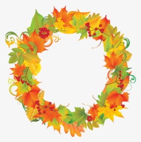 Fall Wreath Png - Fall Wreath Clipart, Transparent Png, Transparent PNG