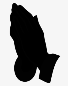 Praying Hands Icon Png - Praying Hands Silhouette Clipart, Transparent Png, Transparent PNG