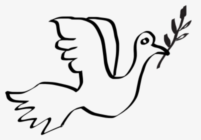 13 Best Photos Of Peace Symbols Dove Clipart - Dove Clipart Peace, HD Png Download, Transparent PNG