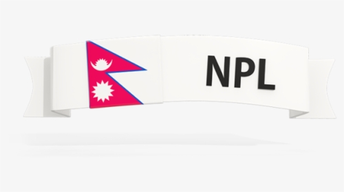 Flag On Banner - Cricket Association Of Nepal, HD Png Download, Transparent PNG