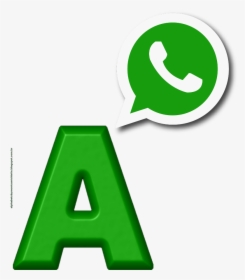 #whatsapp Alfabeto Png - Logo Whatsapp 3d Png, Transparent Png, Transparent PNG