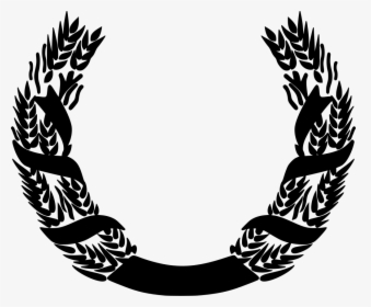Wheat Vector Round - Transparent Laurel Wreath Crown Png, Png Download ...