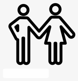 Couple Holding Hands - Man And Woman Holding Hands Icon, HD Png Download, Transparent PNG