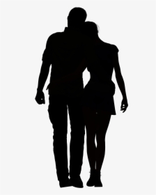 Love Couple Png Download - Couple Holding Hands Silhouette Png, Transparent Png, Transparent PNG