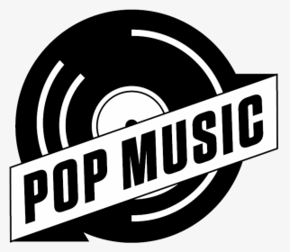 Music Clipart Pop - Black And White Pop Music, HD Png Download, Transparent PNG