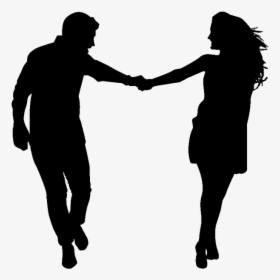 Silhouette, Couple, Love, Romance, Romantic, People - Couple Holding Hands Silhouette, HD Png Download, Transparent PNG
