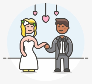Wedding Couple Icon - Icon, HD Png Download, Transparent PNG
