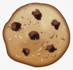 Cookie Emoji Png - Chocolate Chip Cookie Emoji Png, Transparent Png, Transparent PNG