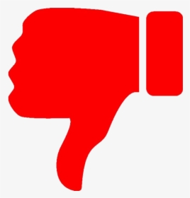 Red Thumbs Down Png , Png Download - Thumbs Down Png, Transparent Png, Transparent PNG