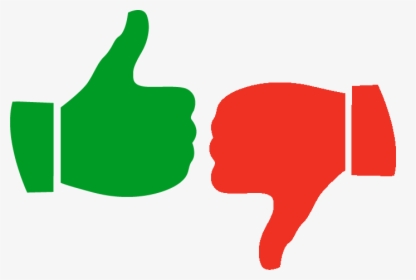 Likes And Dislikes City - Transparent Thumbs Up Thumbs Down, HD Png Download, Transparent PNG