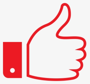 Red Thumbs Up Icon Png, Transparent Png, Transparent PNG