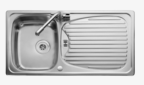 Stainless Steel Kitchen Sink Png Transparent Image - Kitchen Basin Top View, Png Download, Transparent PNG