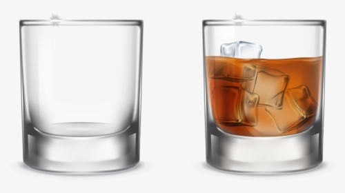 Whisky Wine Glass Cup - Whiskey Glass Vector Png, Transparent Png, Transparent PNG