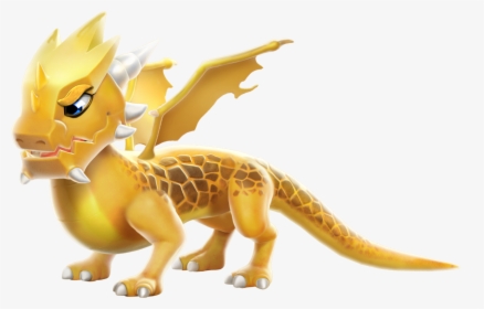 Gold Dragon Png - Dragon Mania Legends Golden Dragon, Transparent Png, Transparent PNG