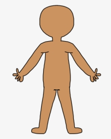 Images For Body Parts Clipart For Kids - Boy No Clothes Clipart, HD Png Download, Transparent PNG