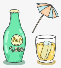 Soda, Pop, Drink, Food, Snack, Menu, Ice, Cool - Illustration, HD Png Download, Transparent PNG