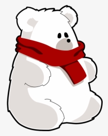 Polar Bear Png Transparent - Transparent Polar Bear Cartoon Png, Png Download, Transparent PNG