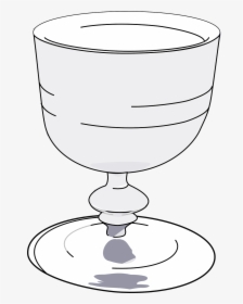 Wine Glass Gray Empty Free Picture - Wine Glass, HD Png Download, Transparent PNG