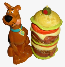 Hamburger Clipart Vintage - Wooden Scooby Doo Salt And Pepper Shakers, HD Png Download, Transparent PNG