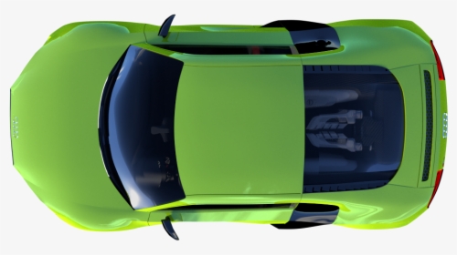 Top 1280×720 512 Kb - Green Car Top View Png, Transparent Png, Transparent PNG