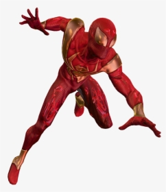 Iron Spiderman Png Free Download - Spider Man Shattered Dimensions Iron Spider, Transparent Png, Transparent PNG