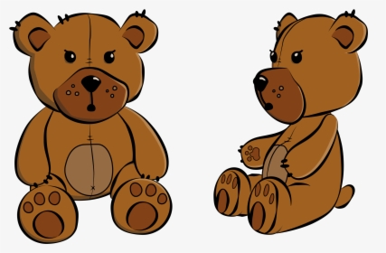 Teddy Bear Clipart Transparent - Cartoon Teddy Bear Png, Png Download, Transparent PNG