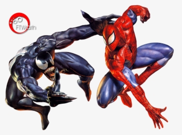 Venom Spiderman Logo Png - Venom And Spiderman Png, Transparent Png, Transparent PNG
