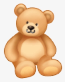 #bear #teddybear #png #cute #aesthetic #soft - Cute Teddy Bear Emoji, Transparent Png, Transparent PNG