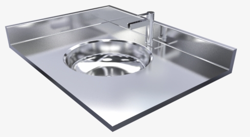 Stainless Steel Sink And Vanity, HD Png Download, Transparent PNG