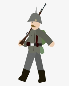 Ww1 German Soldier Http - Simple History Ww1 Soldier, HD Png Download, Transparent PNG