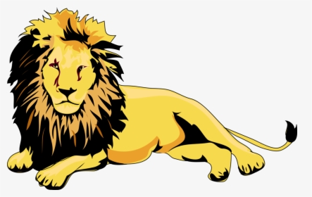 Carnivoran,yellow,lion - Daniel And The Lions Den Bible Verse, HD Png Download, Transparent PNG